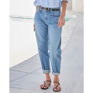 AYR Barrel‎ The Couch Slouch Jean High Rise $245 Size 28 Short